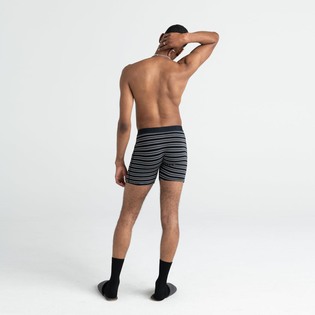 SAXX M Ultra Boxer Brief BLACK CREW STRIPE