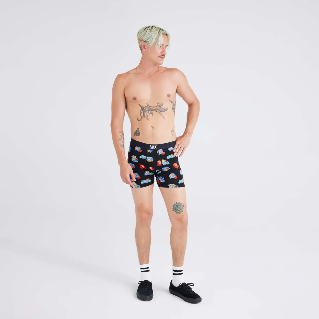 SAXX M Ultra Boxer Brief COUCH POTATO BLACK