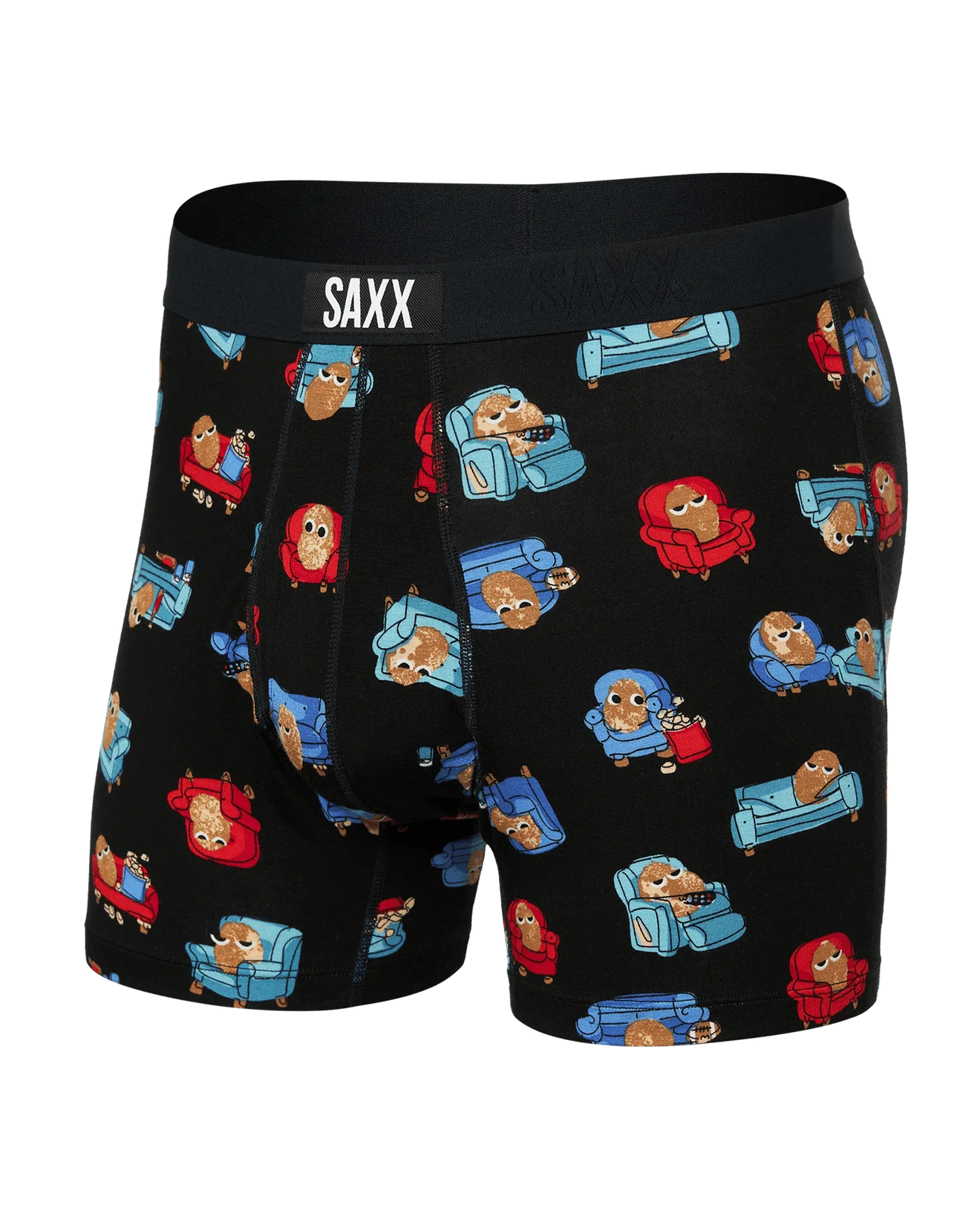 SAXX M Ultra Boxer Brief COUCH POTATO BLACK