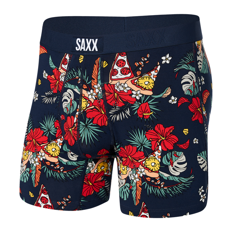 Saxx M Ultra Super Soft Boxer Brief HAWAIIAN PIZZA NAVY