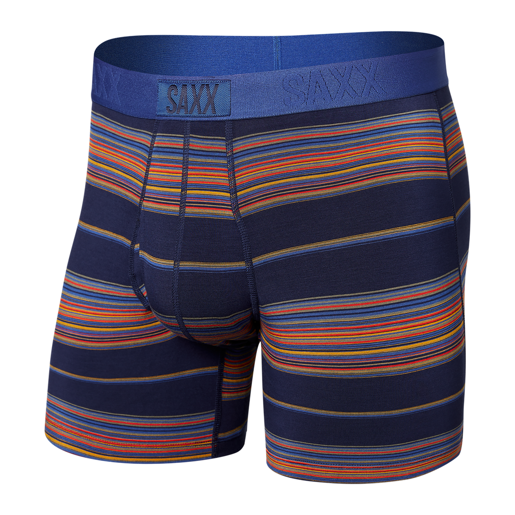 SAXX M Ultra Boxer Brief HORIZON STRIPE NAVY