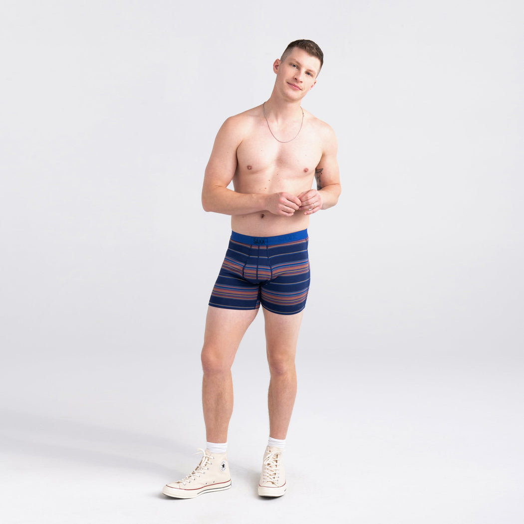 SAXX M Ultra Boxer Brief HORIZON STRIPE NAVY