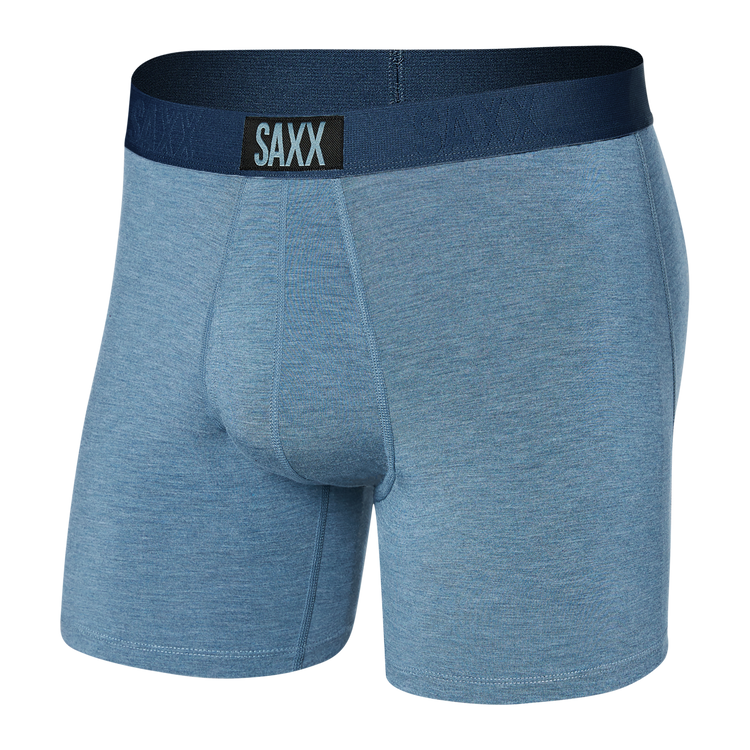 SAXX M Ultra Boxer Brief STONE BLUE HEATHER