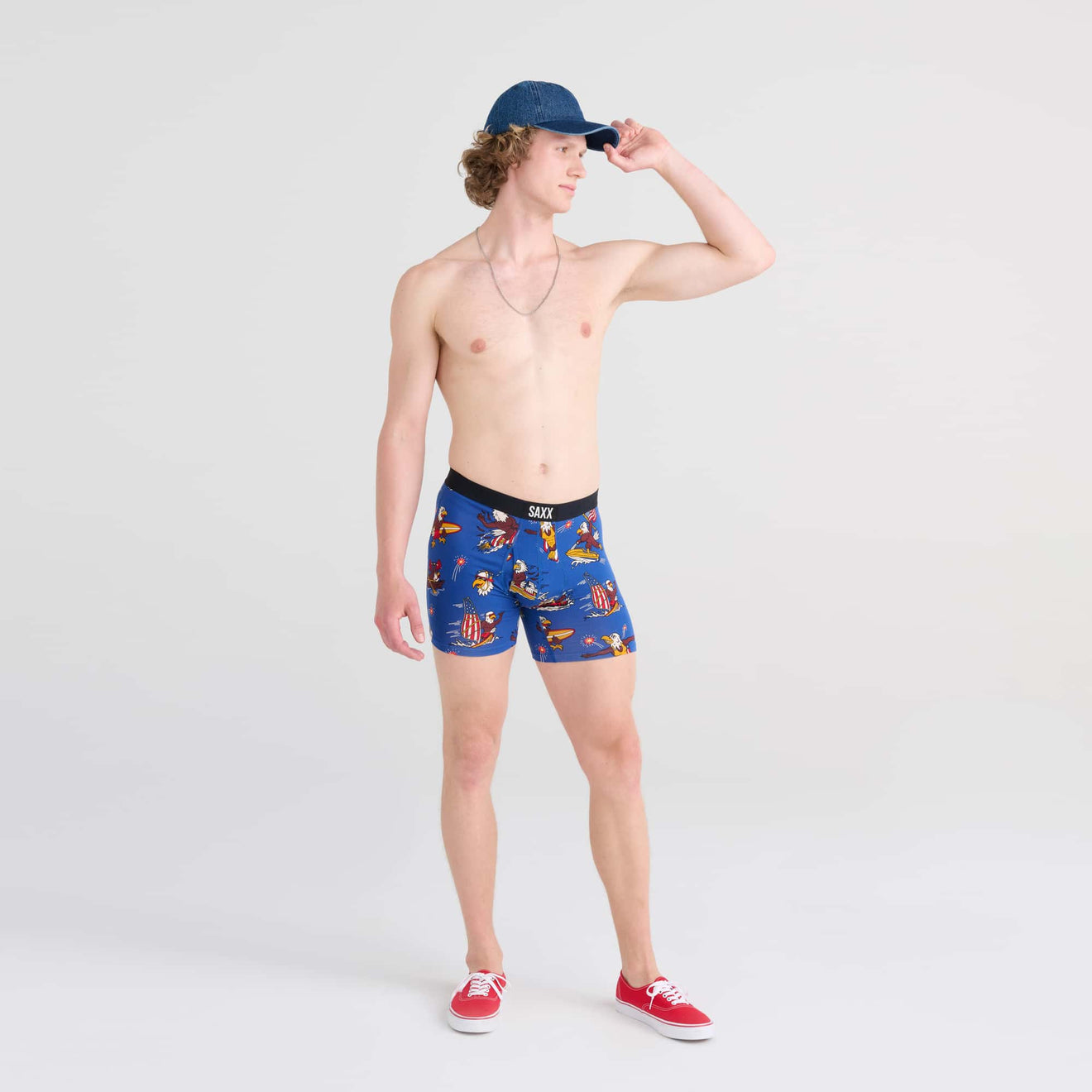 SAXX M Ultra Super Soft Boxer Brief SUPER EAGLE SAPPHIRE