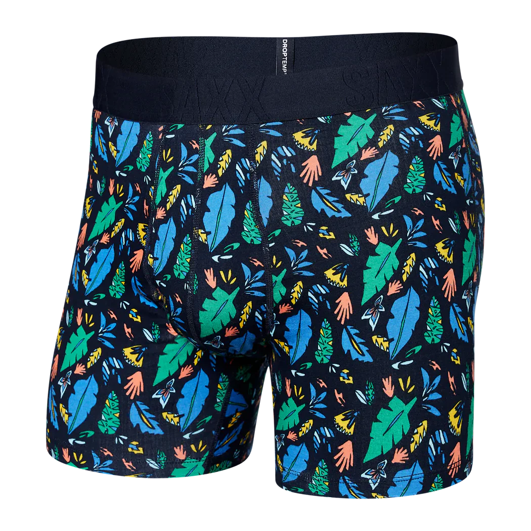 SAXX M Droptemp Boxer Cooling Mesh POPFLORA BLUE