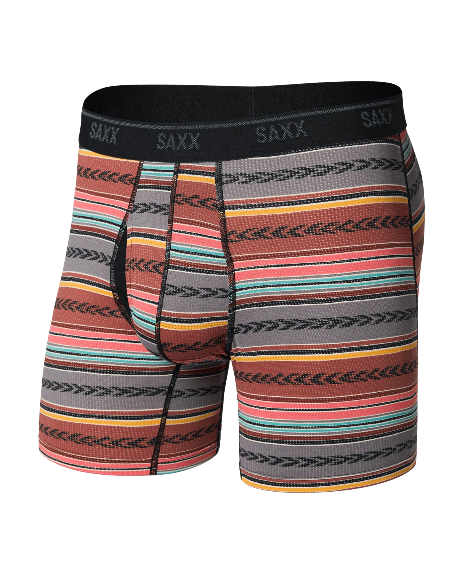 SAXX M Quest Boxer Brief GLOBETREKKER STRIPE MULTI