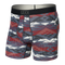 SAXX M Quest Quick Dry Mesh Boxer Brief Fly GEO / NAVY