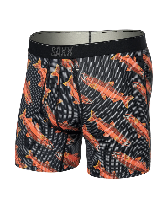 SAXX M Quest Boxer Brief COHO BLACK