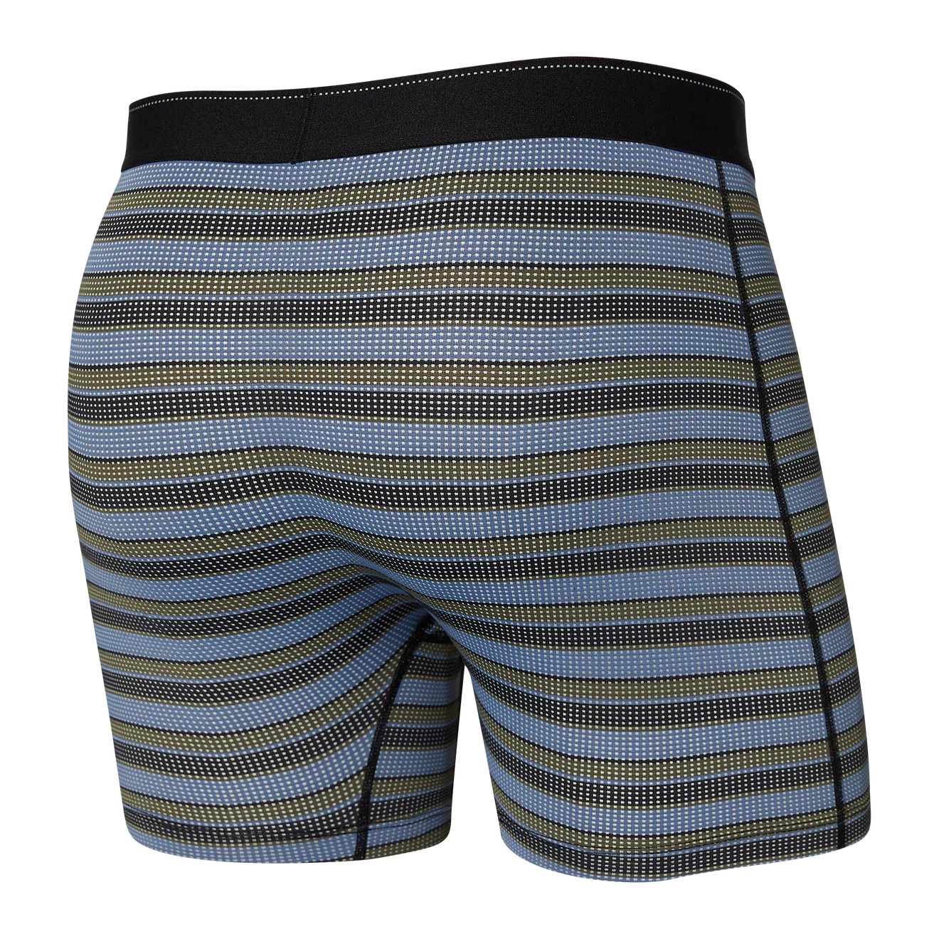 SAXX M Quest Boxer Brief Fly SOLAR STRIPE TWILIGHT