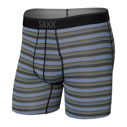 SAXX M Quest Boxer Brief Fly SOLAR STRIPE TWILIGHT