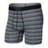 SAXX M Quest Boxer Brief Fly SOLAR STRIPE TWILIGHT