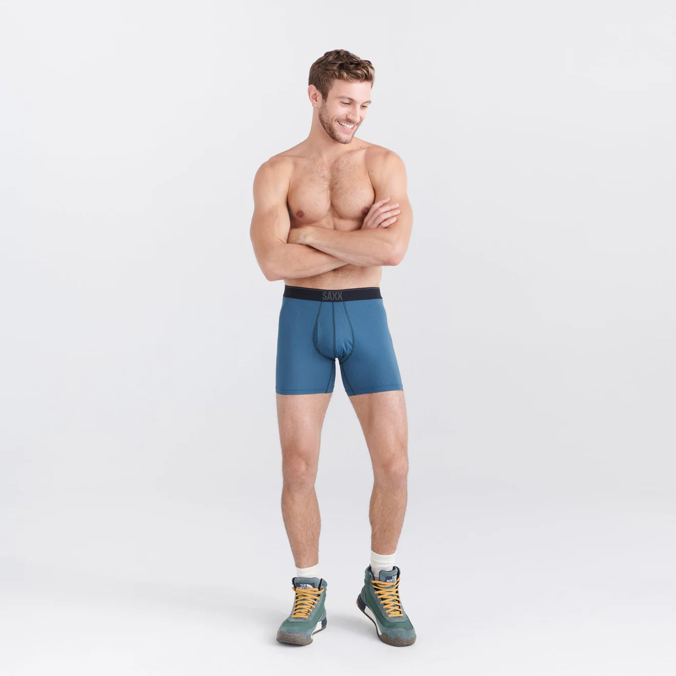 SAXX M Quest Boxer Brief STORM BLUE