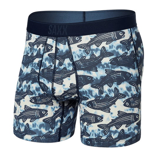 SAXX M Quest Quick Dry Boxer Brief UPSTREAM TWILIGHT