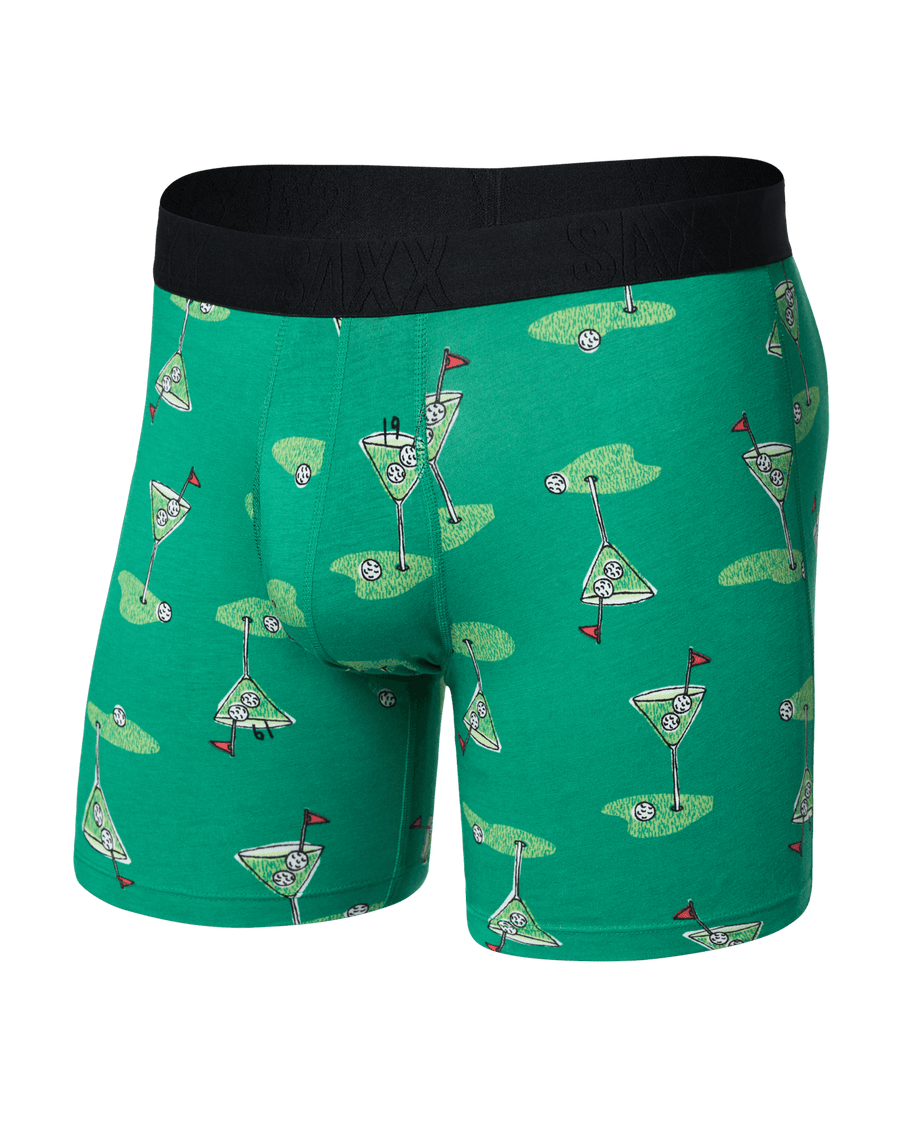 SAXX M Droptemp Boxer Cooling Cotton GOLF MARTINI-LUSH MEADOW