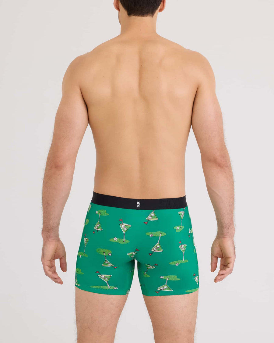 SAXX M Droptemp Boxer Cooling Cotton GOLF MARTINI-LUSH MEADOW
