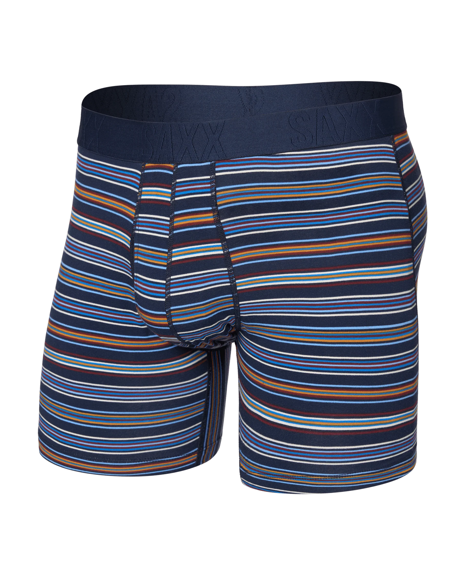 SAXX M Droptemp Cooling Cotton Boxer VIVID STRIPE MARITIME