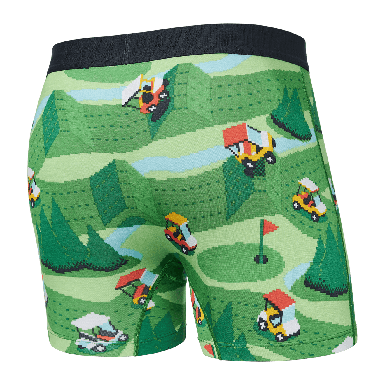 Saxx M Vibe Boxer Brief EXCITE CART GREEN