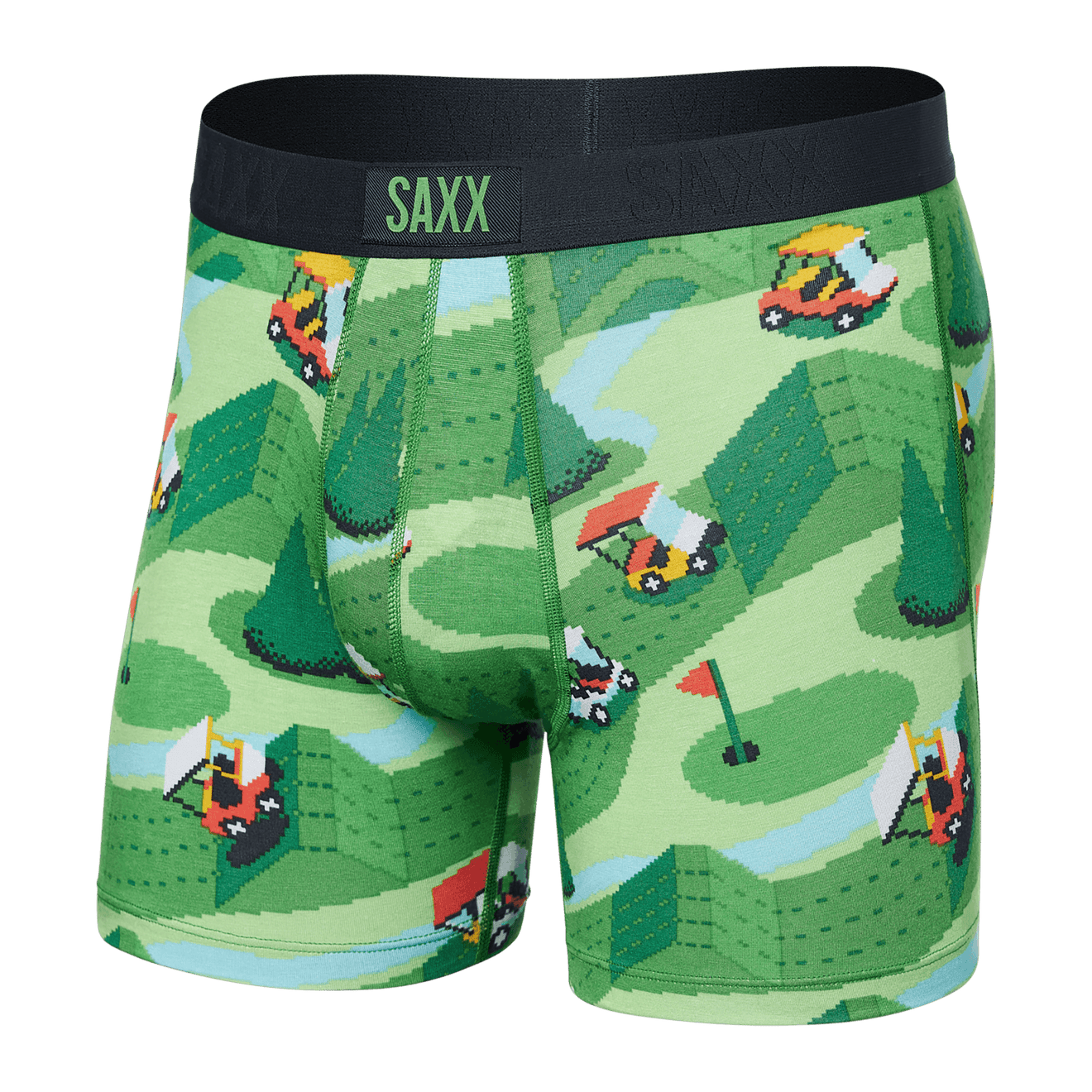 Saxx Vibe Boxer Brief EXCITE CART GREEN