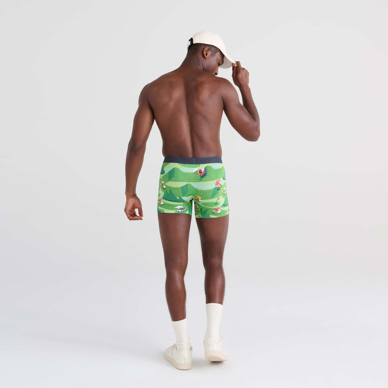 Saxx Vibe Boxer Brief EXCITE CART GREEN