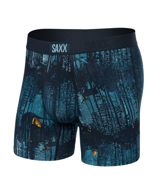 SAXX M Vibe Boxer Brief FOREST WALK DARK INK