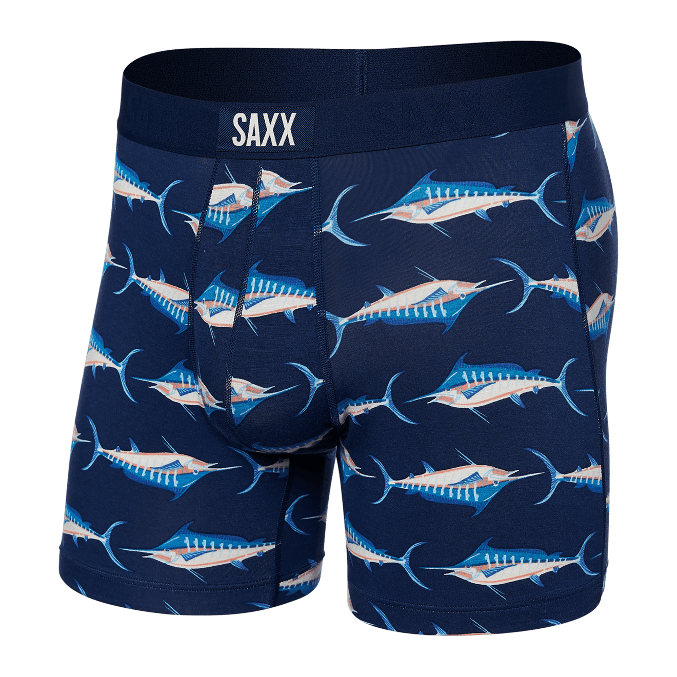 SAXX M Vibe Boxer Brief MARLIN MATRIX MIDNIGHT