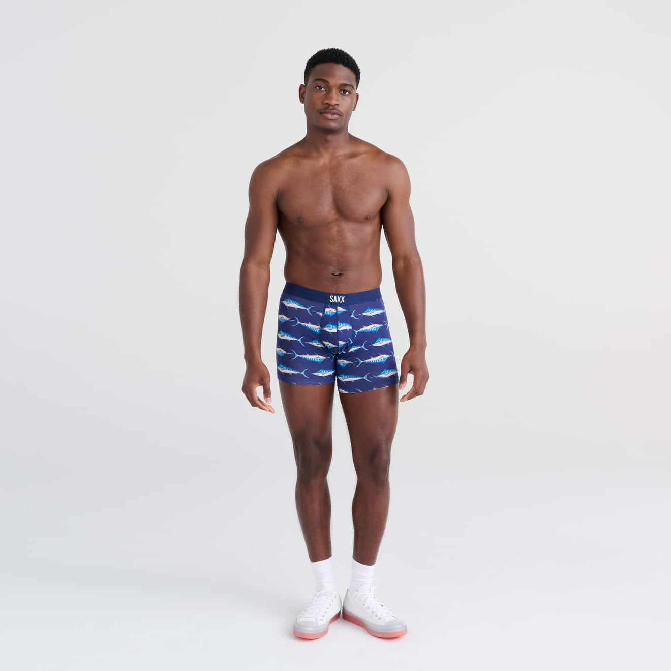 SAXX M Vibe Boxer Brief MARLIN MATRIX MIDNIGHT