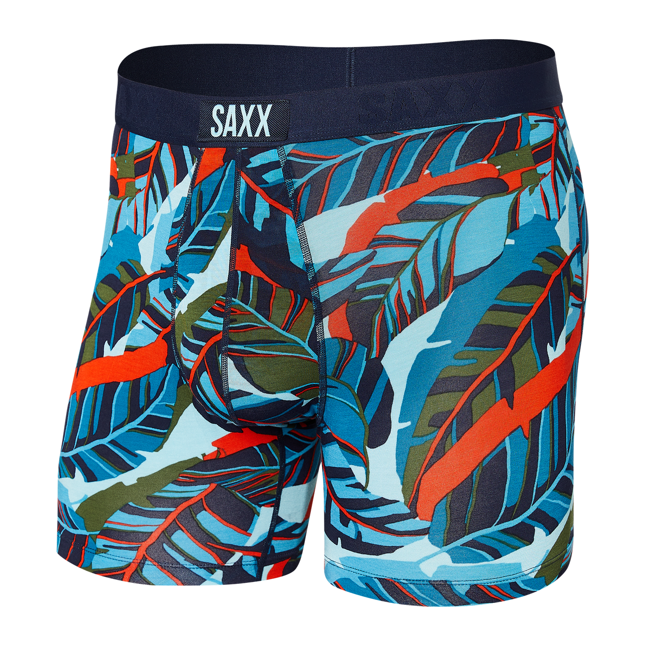 SAXX M Vibe Boxer Brief BLUE POP JUNGLE