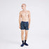 SAXX M Droptemp Cool Sleep Boxer BISON CHECK MARITIME