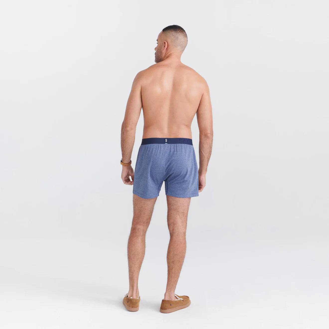 SAXX  M DropTemp Cooling Sleep  Boxer HEATHER DENIM