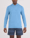 SAXX M DT All Day Cooling Hoodie TRANQUIL BLUE HEATHER