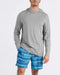 SAXX M 2N1 Oh Buoy Volley 7" Short Fish On BLUE MOON