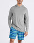 SAXX M 2N1 Oh Buoy Volley 7" Short Fish On BLUE MOON