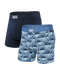 SAXX M Ultra Boxer Brief 2-Pack DAZED ARGYLE/NAVY