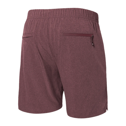 SAXX M 2N1 Sport 2 Life Short SUNSET RED HEATHER