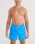 SAXX M 2N1 Oh Buoy Volley 5" Short SPLASH PALM BOLD BLUE