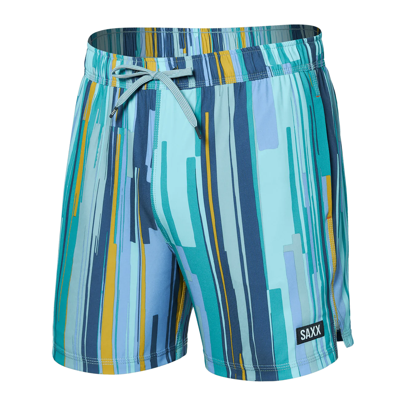 SAXX M Oh Buoy 2N1 Volley 5" SOFTSTRIPE AQUASPLASH