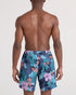 SAXX M 2N1 Oh Buoy Volley 7" Short HIBISCUS JUNGLE INDIGO