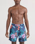 SAXX M 2N1 Oh Buoy Volley 7" Short HIBISCUS JUNGLE INDIGO