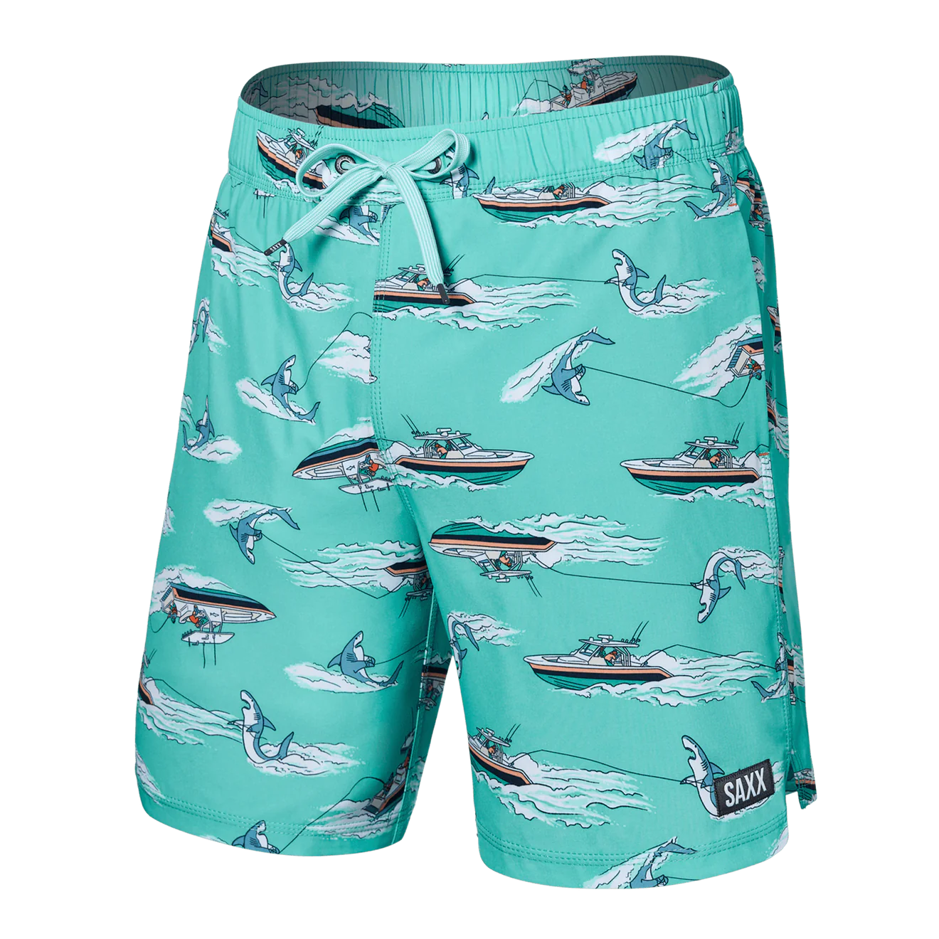 SAXX M Oh Buoy 2N1 Volley 7" SHARKSKI TURQUOISE