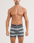 SAXX M Vibe Boxer Brief Fly BAJA STRIPE