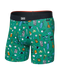SAXX M Vibe Boxer Brief FAIRWAY BITS - GREEN