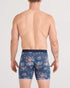 SAXX M Vibe Boxer Brief PINEAPPLE TROPIC - INDIGO
