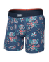 SAXX M Vibe Boxer Brief PINEAPPLE TROPIC - INDIGO