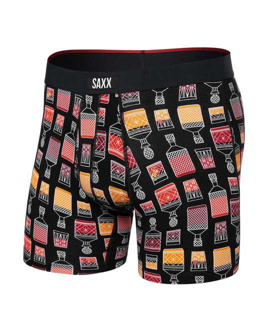 SAXX M Vibe Boxer Brief TOP SHELF BLACK