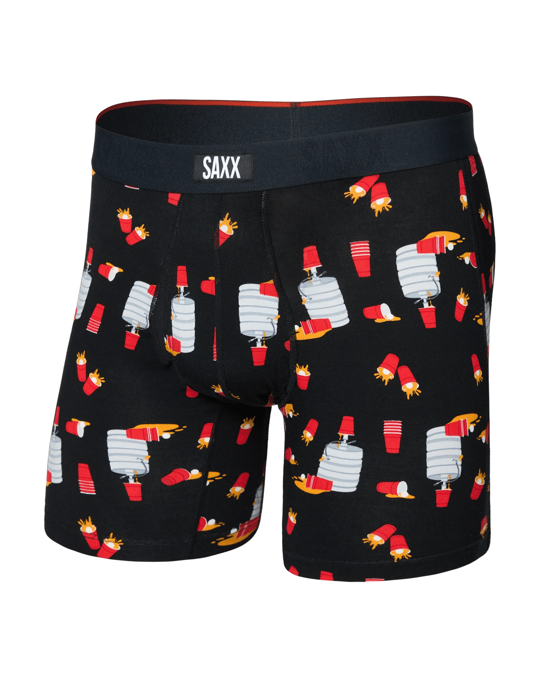 SAXX M Vibe Xtra Soft Comfort Boxer Brief TAPPED OUT BLACK