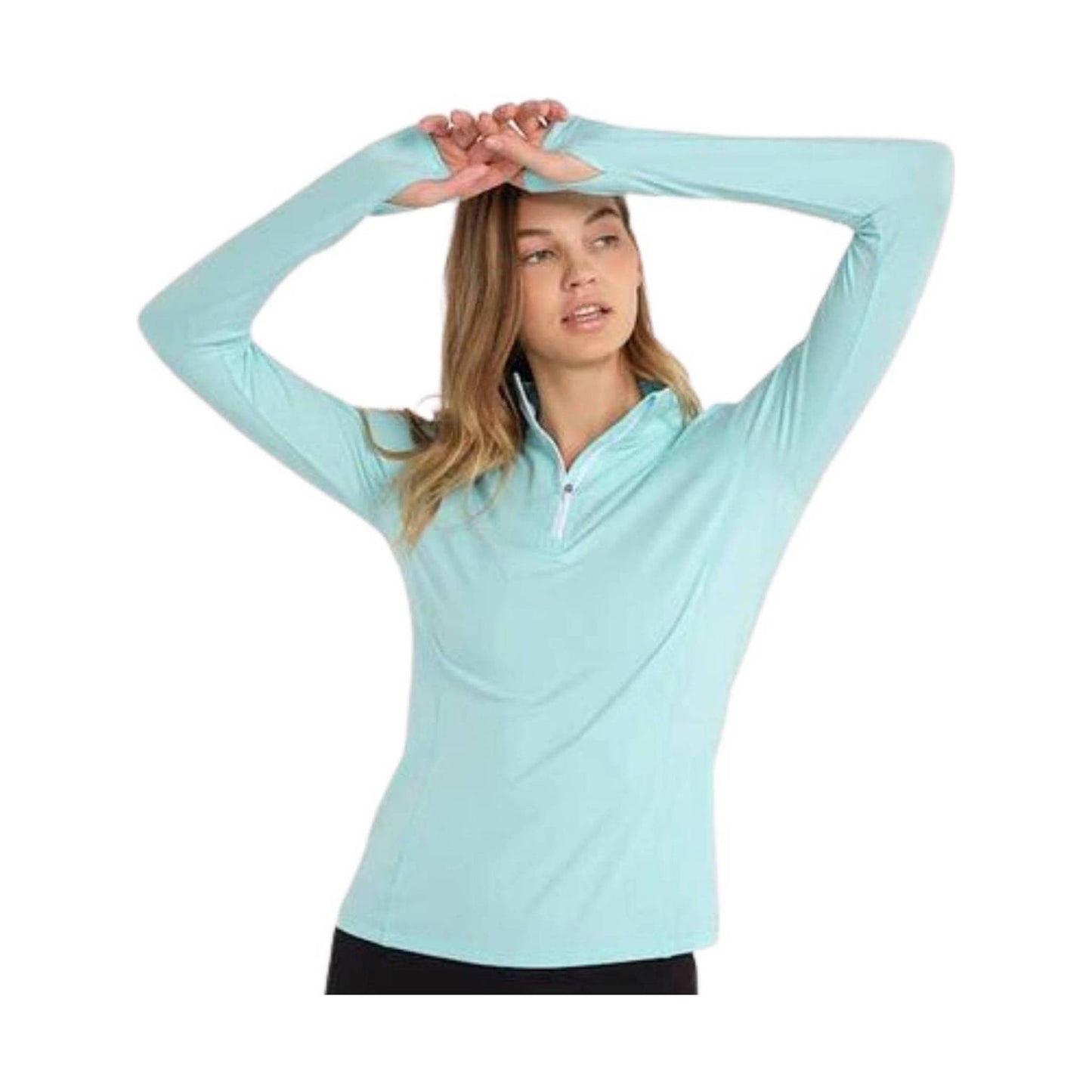 Tasc W Recess 1/4 Zip JOYFUL BLUE