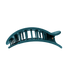 Teleties Large Flat Round Clip TEAL WITH IT