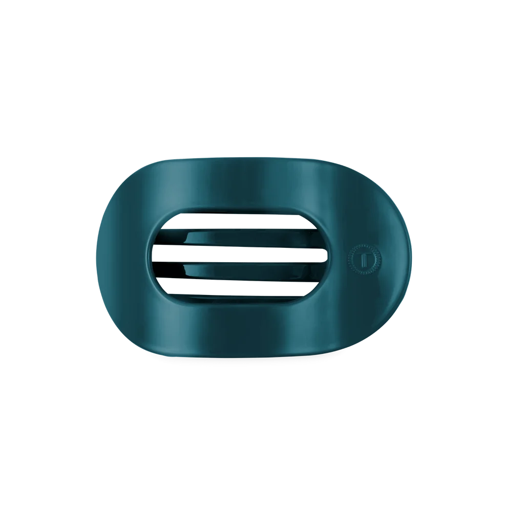 Teleties Medium Flat Clip TEAL WITH IT
