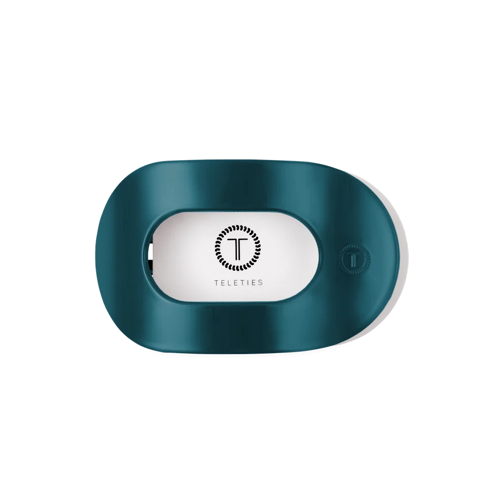 Teleties Medium Flat Clip TEAL WITH IT