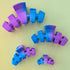 Teleties Medium Classic Hair Clip MIAMI VICE